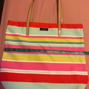 New kate spade canvas tote